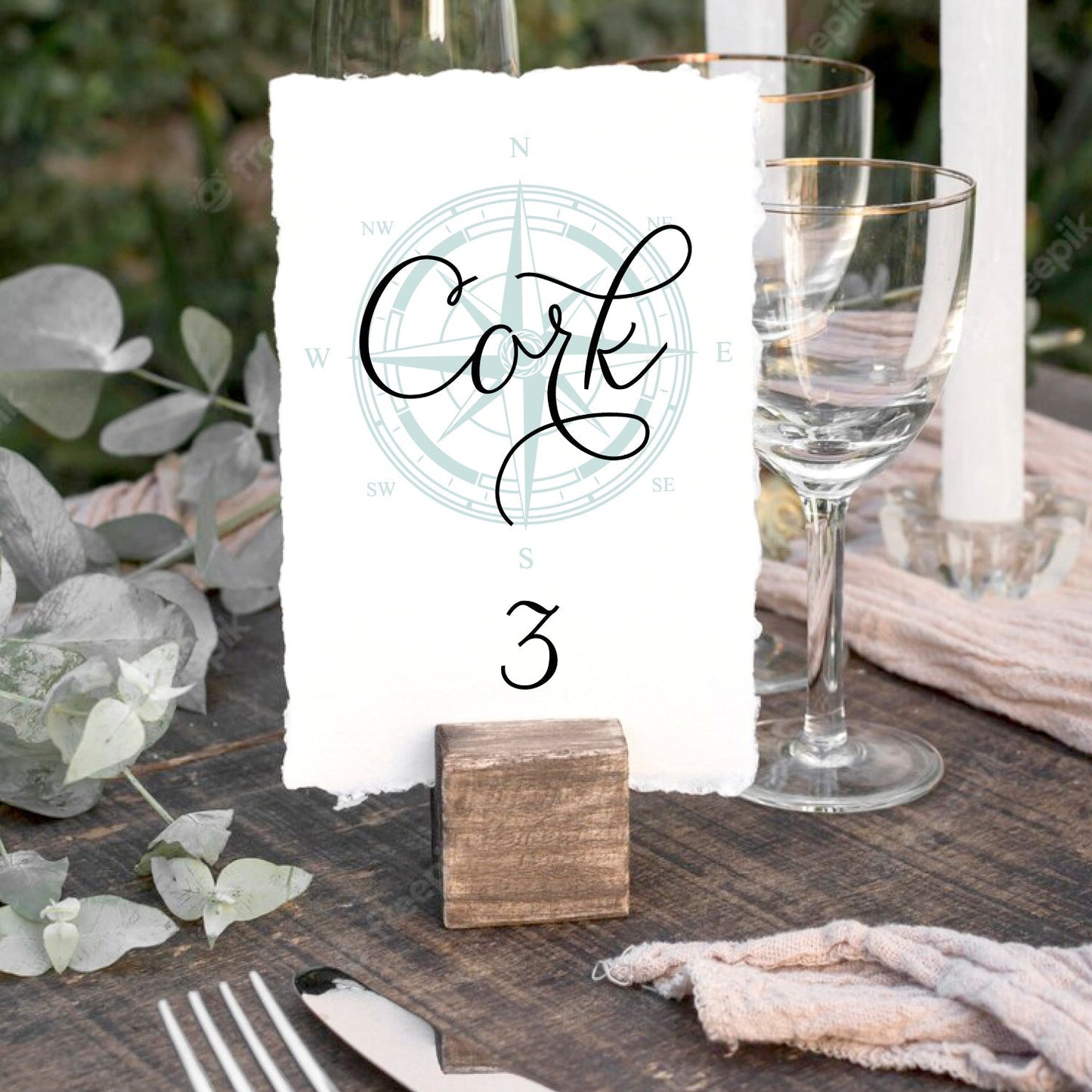 Destination wedding table number signs,Travel theme table number cards