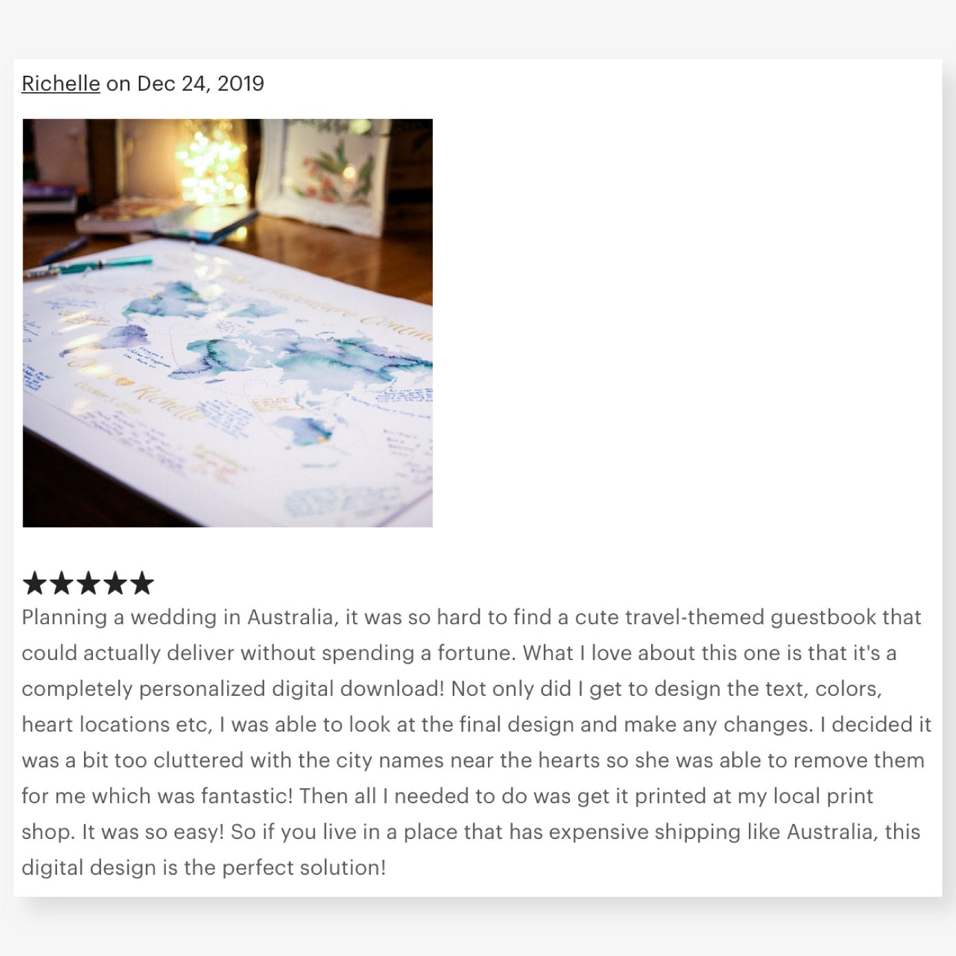 Travel theme wedding guest book alternative large watercolor world map